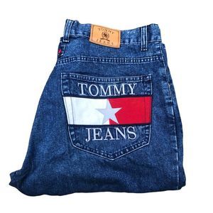 Tommy Hilfiger Embroidered Jeans Size 36 Blue